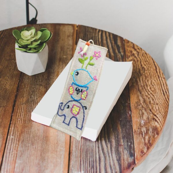 Unique Handmade Bookmarks| Fabric Bookmarks | Sustainable Stationary - Image 3