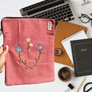 Handmade Fabric IPad Pro Pouch, Padded IPad Sleeve, Ipad case - 12.5x10