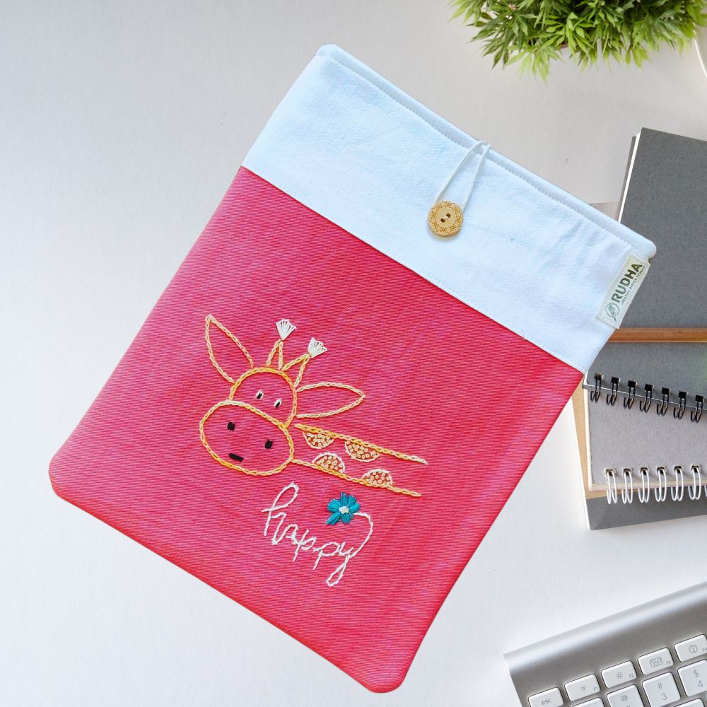 Handmade Book Sleeve India | Cotton Fabric Book Protector | Reader Accessories - Image 2