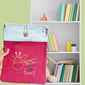 Handmade Book Sleeve India | Cotton Fabric Book Protector | Reader Accessories