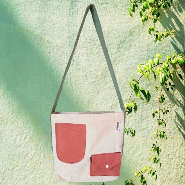 Green-Orange CrossBody ToteBags for Boys/Girls - Image 5