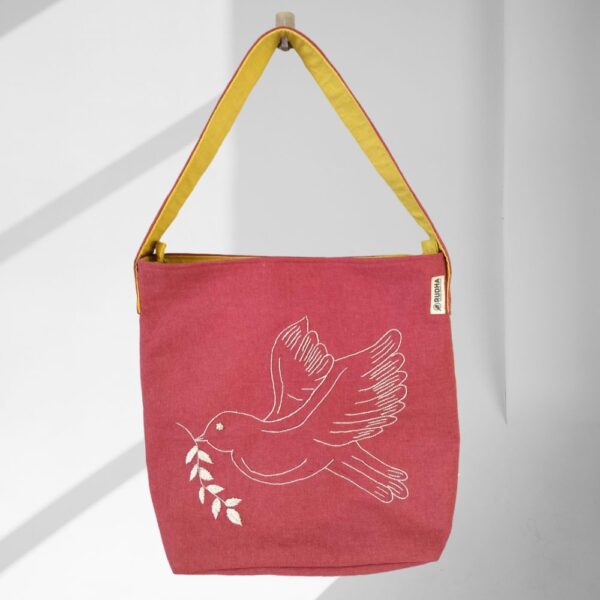 Bird Cotton Hobo Bags for Women | Shoulder Bags - Image 5