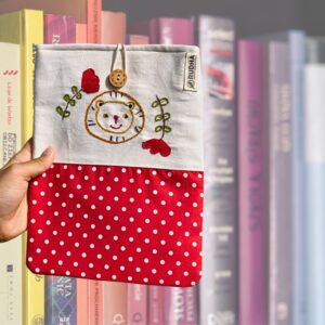 Fabric Book Sleeve | Cotton Padded Book Protector | Reader Gifts India