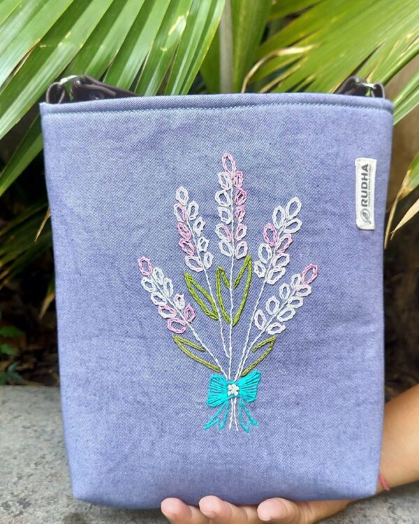 Handcrafted Cotton Slings bags| Hand embroidered handbags for Women - Image 4
