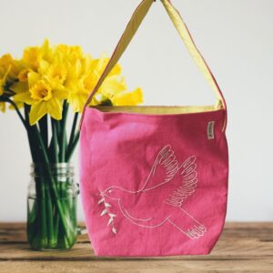 Bird Cotton Hobo Bags for Women | Shoulder Bags