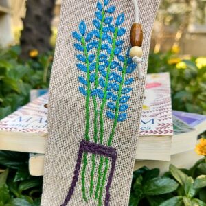 Blue Leaf Handmade Bookmarks, Bookmarks for Readers, Gifts for Students