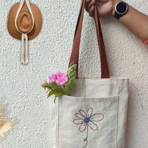 Flower Cotton Tote bags | EveryDay Cotton Bags