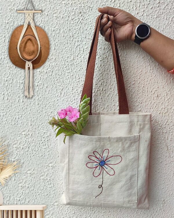 Flower Cotton Tote bags | EveryDay Cotton Bags