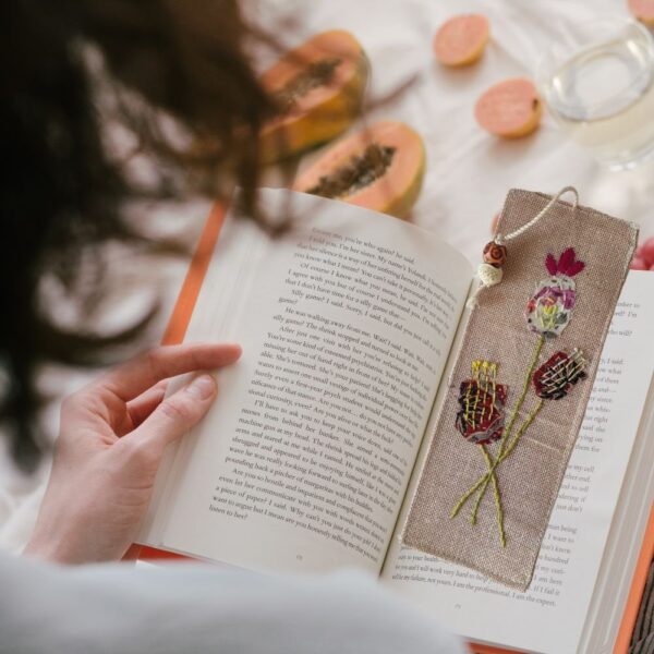 Applique Handmade Bookmark 2x8inches - Image 3