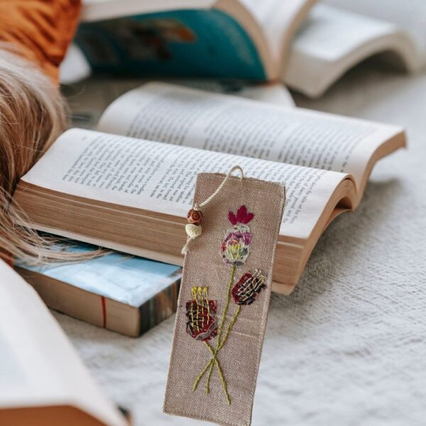 Applique Handmade Bookmark 2x8inches