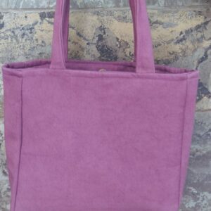 Purple Cotton Tote Bag | Handbags for Women | Small Tote Bag