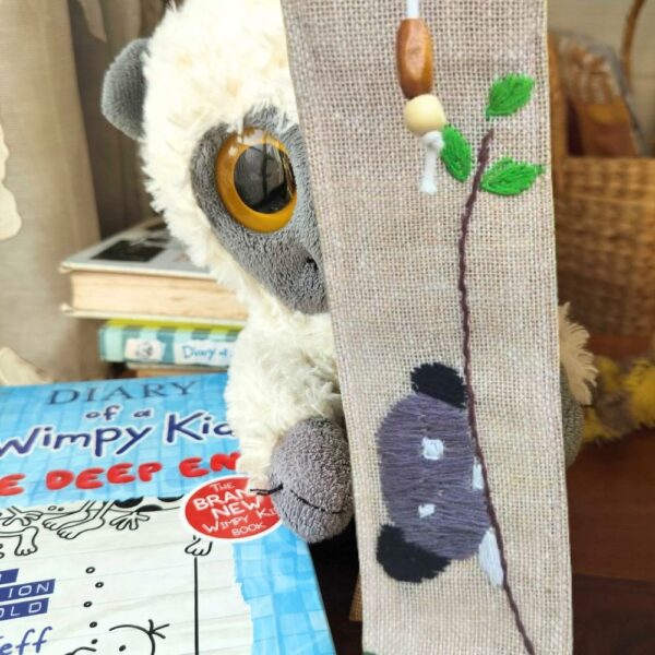 Cute Panda Fabric Bookmarks| Handmade Bookmarks | Gift for Students - Image 2