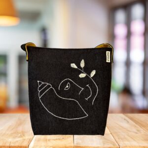 Black Cotton Conch Hobo Bags | Women Shoulder Bags