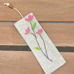 Tulip Handmade Bookmarks for Kids, Jute Bookmarks 2x7inches
