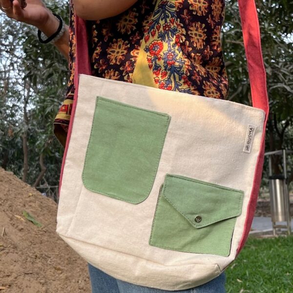 Pink -Green CrossBody Sling Bags for Girls
