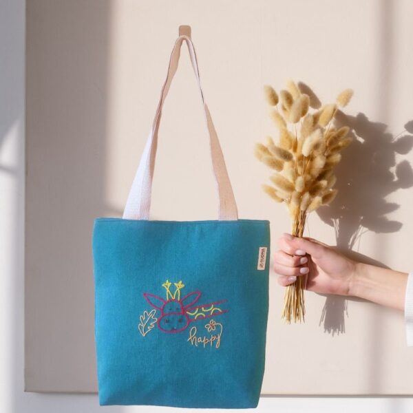Sea Green Tote Bags For Women/Girls | Shoulder Bags - Image 2