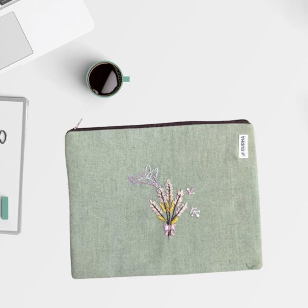 Floral Laptop Sleeve 11 Inch Notebook/Tablet - MacBook Air/Pro Case - Image 2