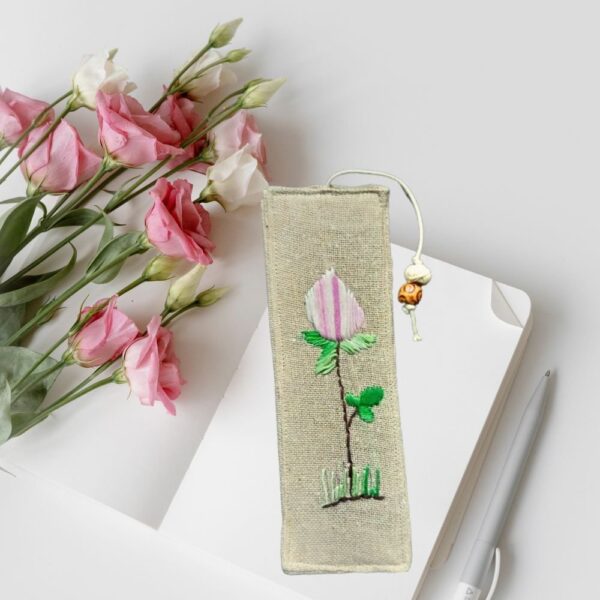 Fabric Bookmarks| Handmade Bookmarks 2x8 inches| Gift for students - Image 2