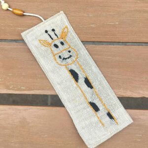 Giraffe Bookmark | Jute Bookmarks 2x8 inches| Handmade Gifts