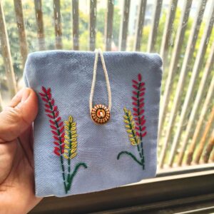 Cotton Pad Pouch for Female | Handmade Sanitary Pad Pouch