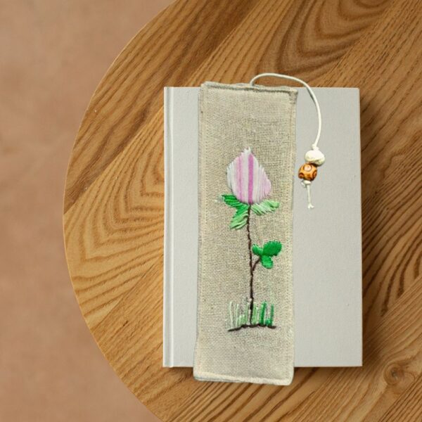 Fabric Bookmarks| Handmade Bookmarks 2x8 inches| Gift for students - Image 3