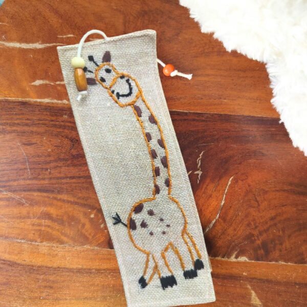 Giraffe Handmade Bookmarks| Fabric Bookmarks | Gift for Kids - Image 3