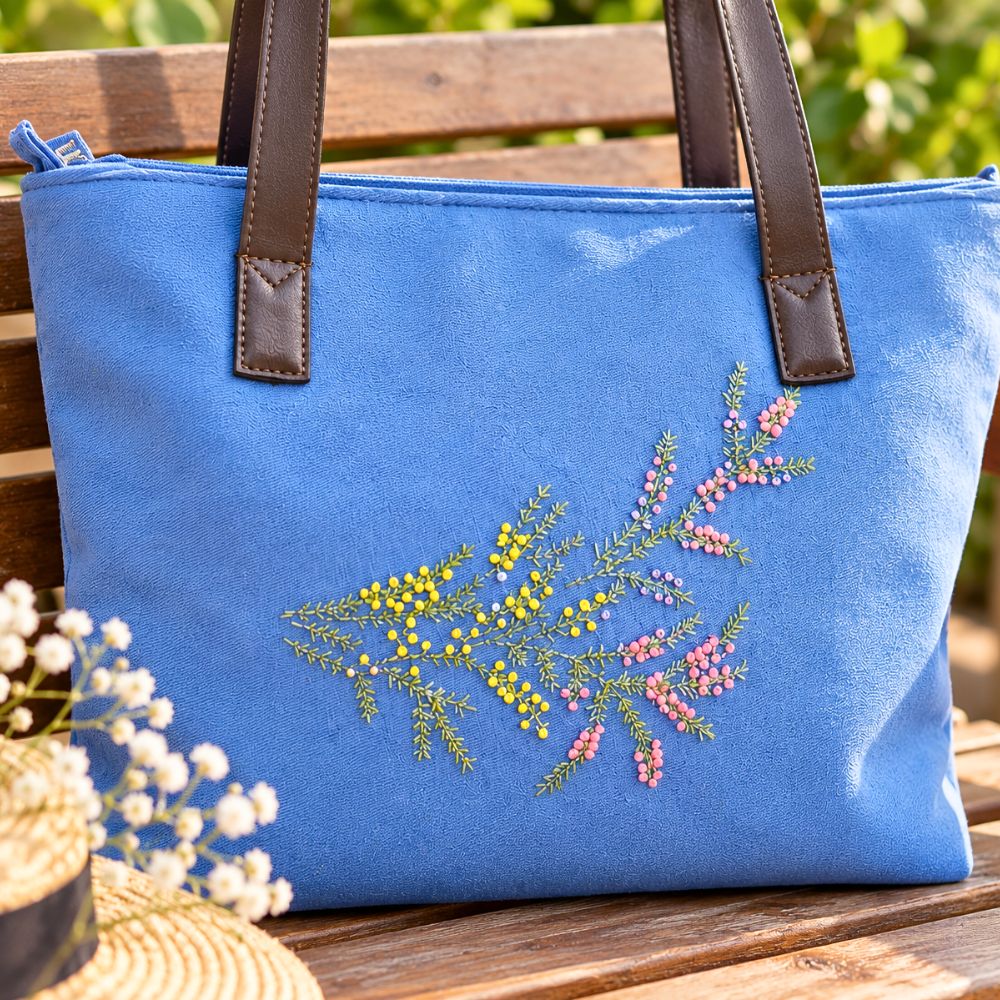 Handcrafted Cotton Bags for Women – Embroidered Everyday & Office Bag | RUDHAA