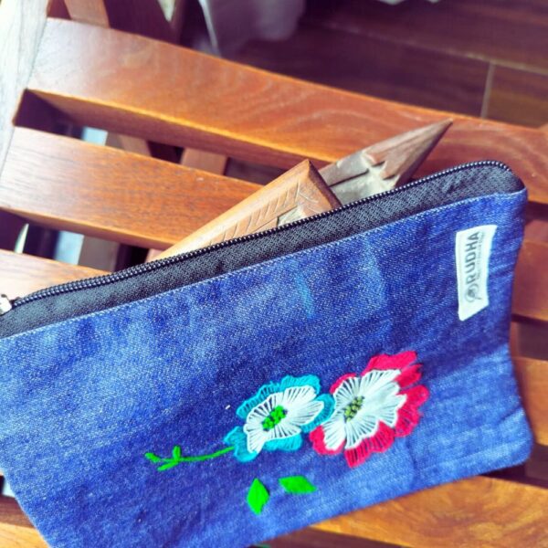 Zip Pouches for Jewelry | Travel Floral Makeup Pouch Organizer | Gift for Women - Image 3
