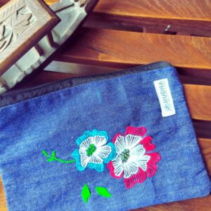 Zip Pouches for Jewelry | Travel Floral Makeup Pouch Organizer | Gift for Women