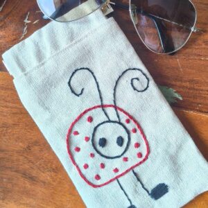 Handmade Glasses Case | Embroidered Fabric Spectacle Cover | Reading Glasses Cover