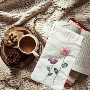 Hand Embroidered Sunglasses Case | Fabric Glasses Pouch | Cotton Spectacle Covers