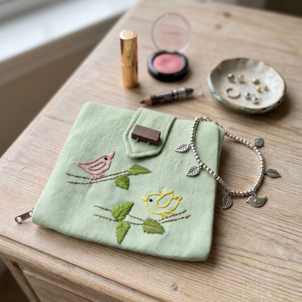 Mini Wallets for Everyday Essentials | Cotton Pouch for jewelry - Image 5