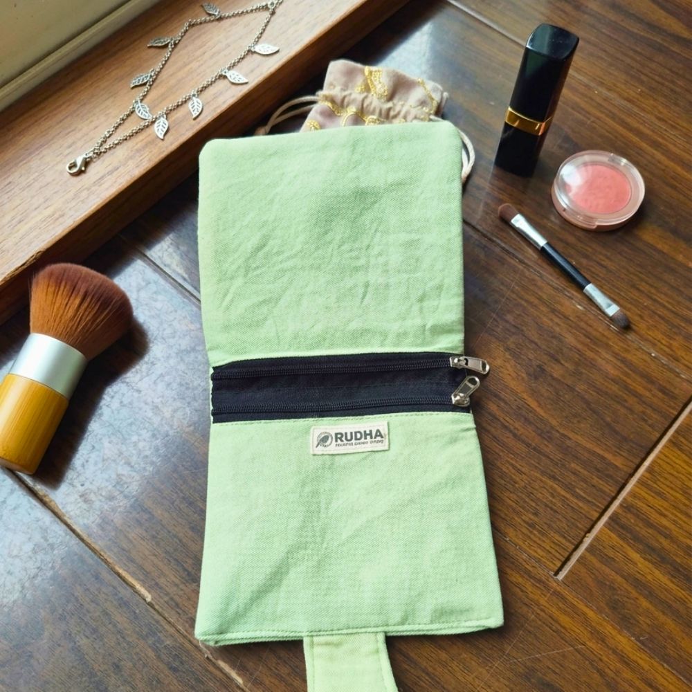 Mini Wallets for Everyday Essentials | Cotton Pouch for jewelry - Image 2
